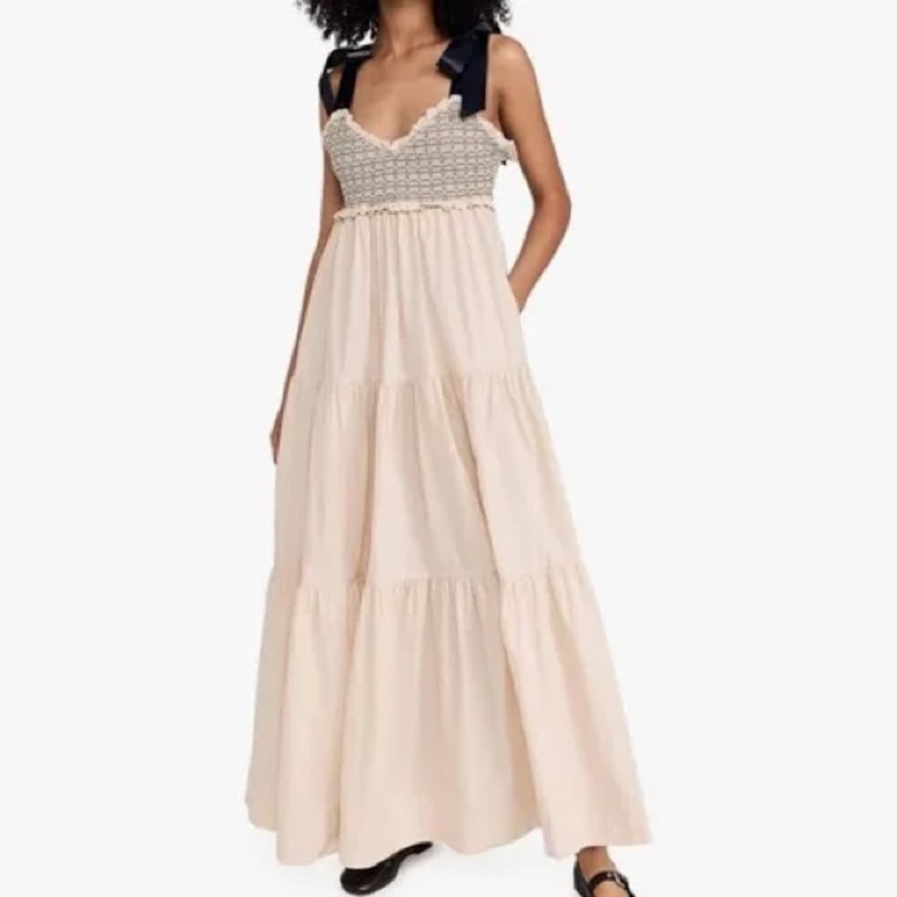 Altar'd State Cream and Black Dress
